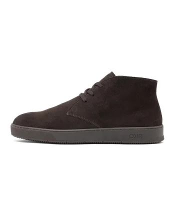 Ghete Chukka de piele intoarsa, Maro inchis,