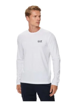 Bluza barbati, Emporio Armani  bumbac si elastan, alb