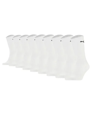 Set de sosete lungi unisex - 9 perechi, Alb