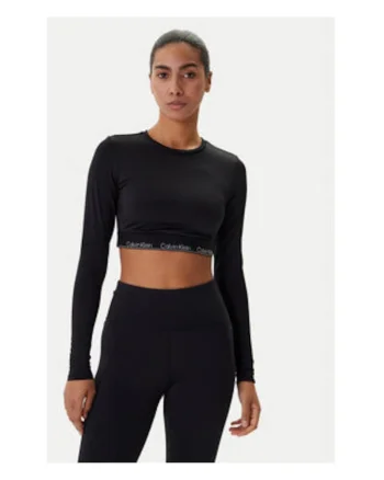 Bluza crop cu logo