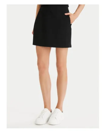 Fusta mini dreapta cu buzunare laterale