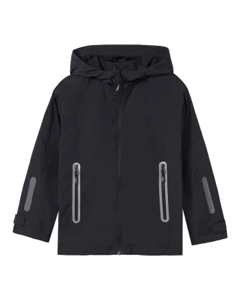 Jacheta baieti  6493, Poliamida, Negru, Negru
