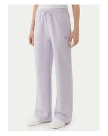 Pantaloni de trening din bumbac cu croiala ampla