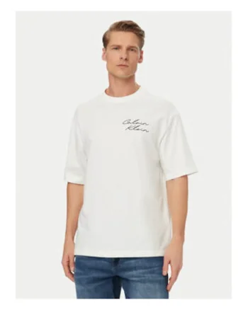 Tricou regular fit cu imprimeu logo si decolteu la baza gatului