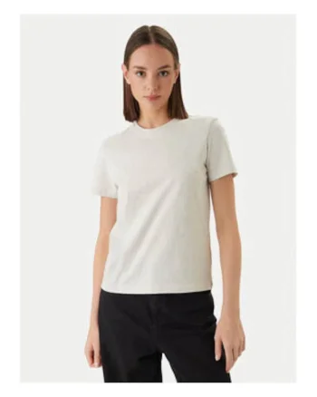 Tricou regular fit din bumbac cu model uni