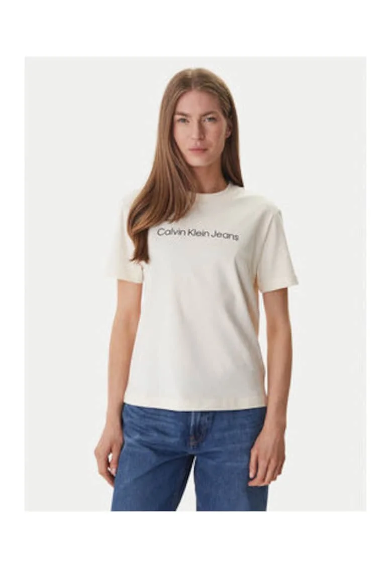 Tricou regular fit cu imprimeu logo