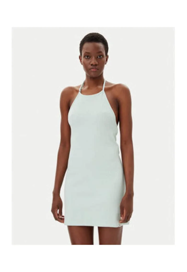 Rochie halter cu bretele subtiri