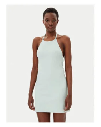 Rochie halter cu bretele subtiri