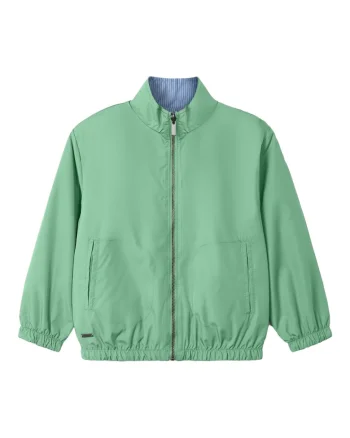 Jacheta baieti  3430, Poliester, Albastru/Verde, Verde/Albastru