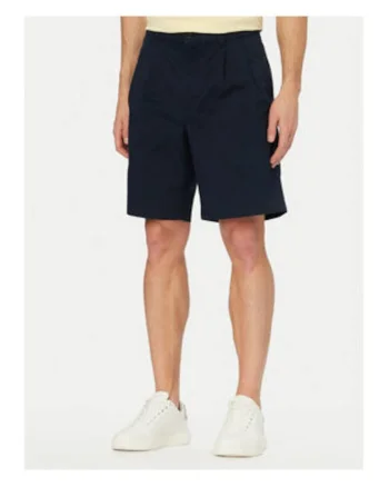 Pantaloni scurti cu buzunare laterale si detaliu logo