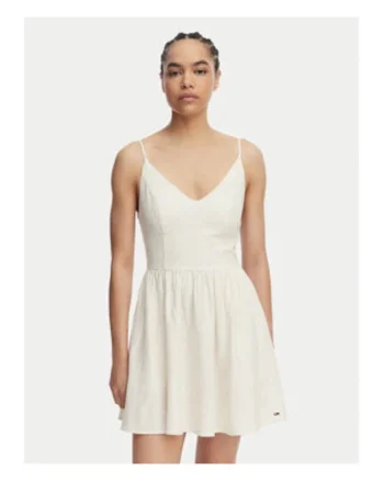 Rochie mini evazatacu decolteu in V