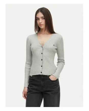 Cardigan din bumbac cu nasturi