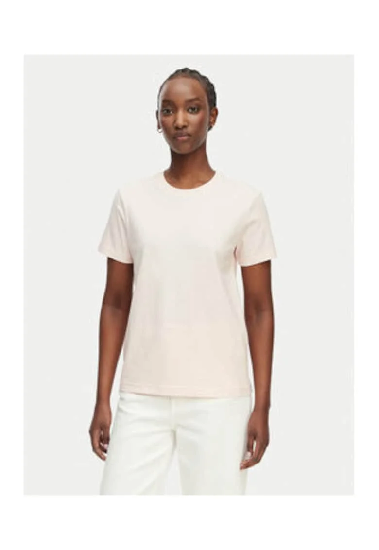 Tricou regular fit, cu model uni