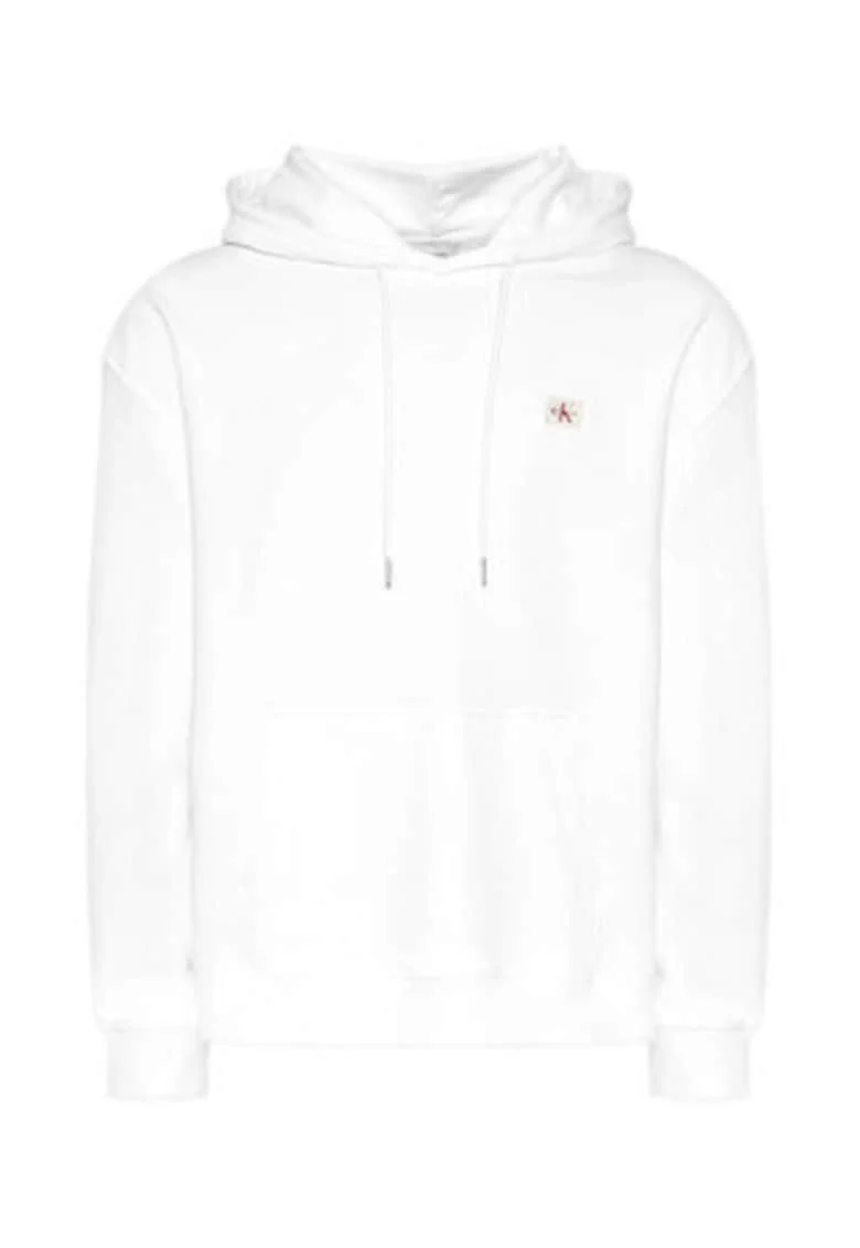 Hanorac regular fit cu logo discret, gluga si snur,