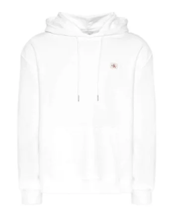 Hanorac regular fit cu logo discret, gluga si snur,