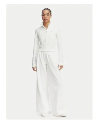 Bluza slim fit din bumbac cu fermoar
