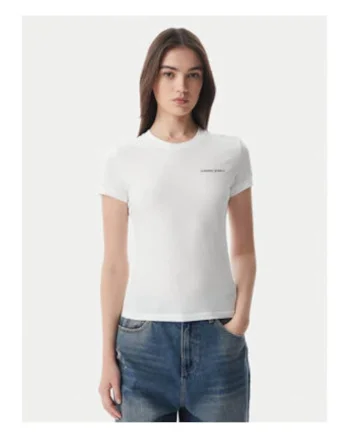 Tricou cu maneci scurte si model uni