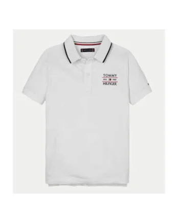 Tricou polo cu logo pe piept