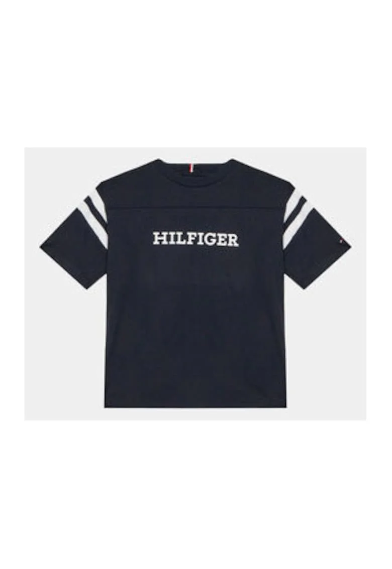 Tricou cu logo pe piept,