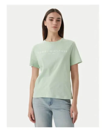 Tricou regular fit din bumbac cu logo pe piept