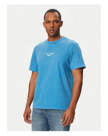 Tricou regular fit din bumbac cu logo contrastant