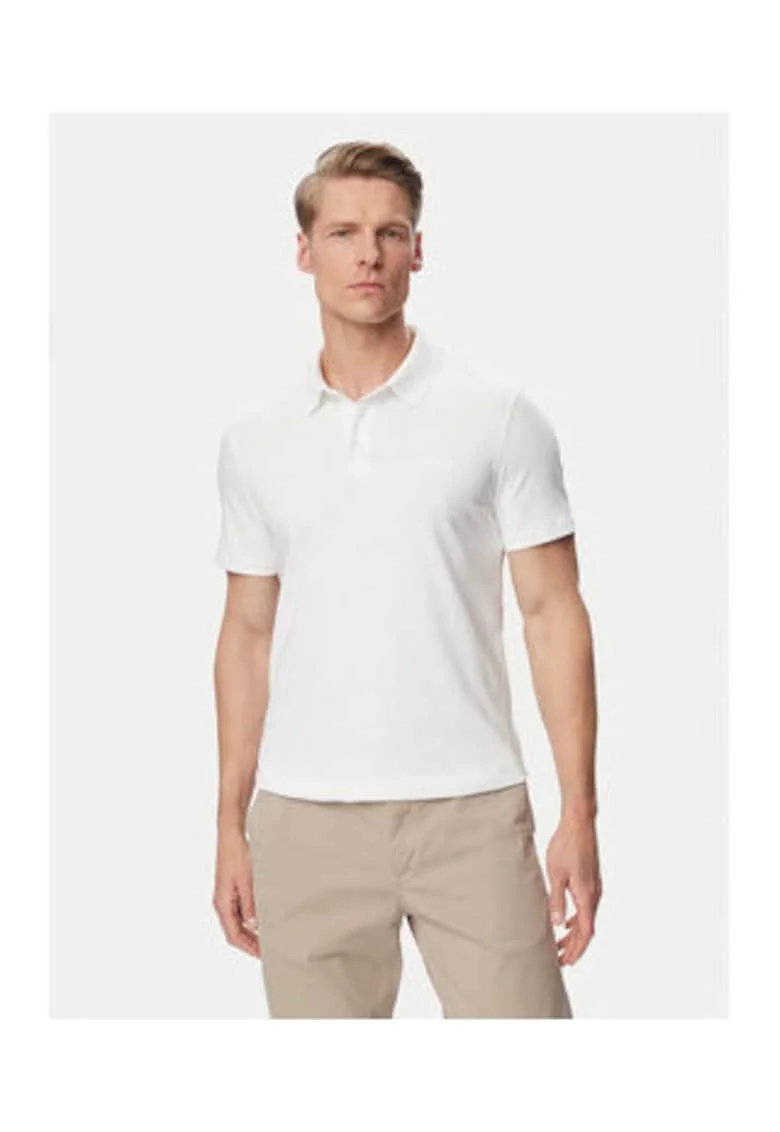 Tricou uni polo de bumbac
