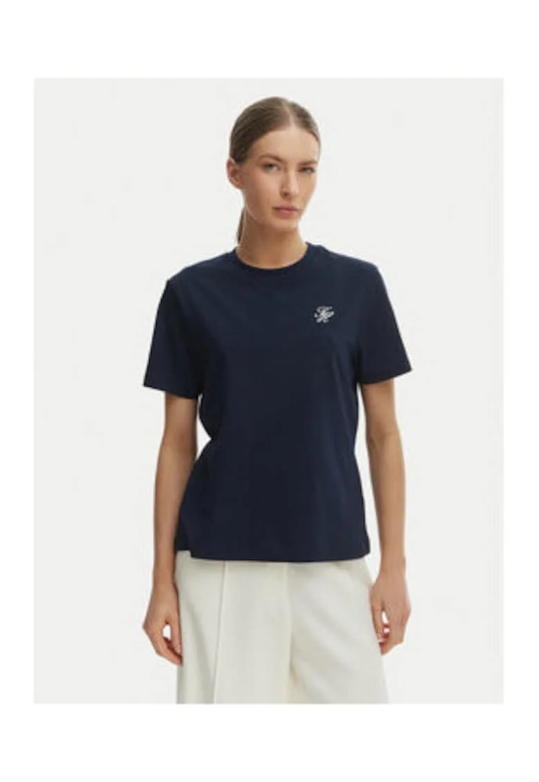 Tricou regular fit din bumbac, Bleumarin