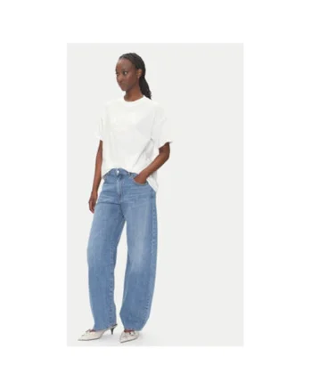Tricou dama  RD0119, Bumbac, Alb, Alb