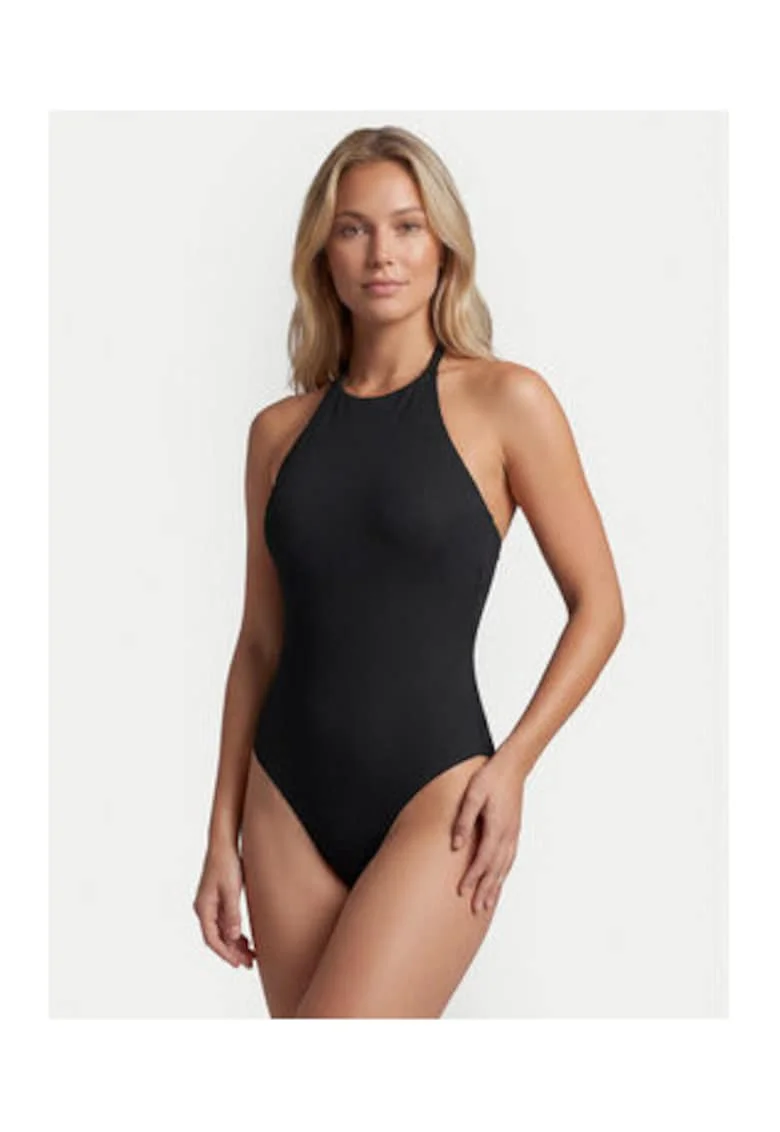 Costum de baie intreg cu spate in X