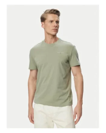Tricou din bumbac cu model uni