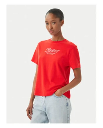 Tricou lejer din bumbac cu imprimeu logo
