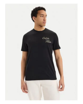 Tricou regular fit din bumbac cu logo lateral pe piept