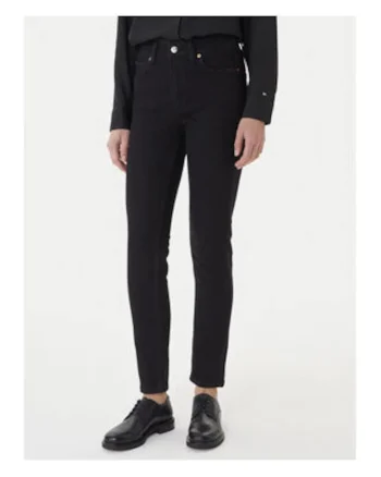 Blugi slim fit crop,