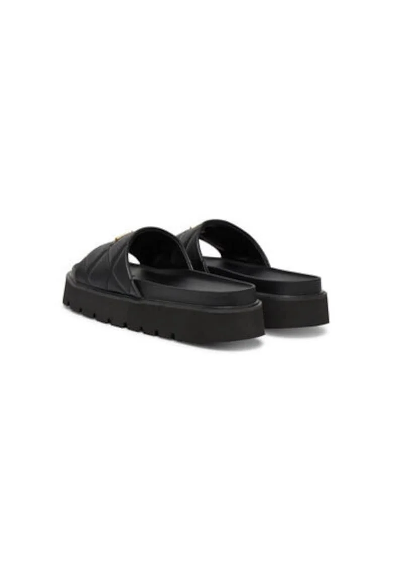 Slapi dama, GWF81 .000.C0042S,  Piele ecologica, Negru