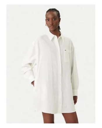 Rochie mini tip camasa cu nasturi