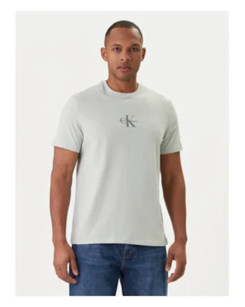 Tricou din bumbac cu decolteu la baza gatului,