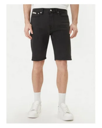 Blugi scurti regular fit cu talie medie,
