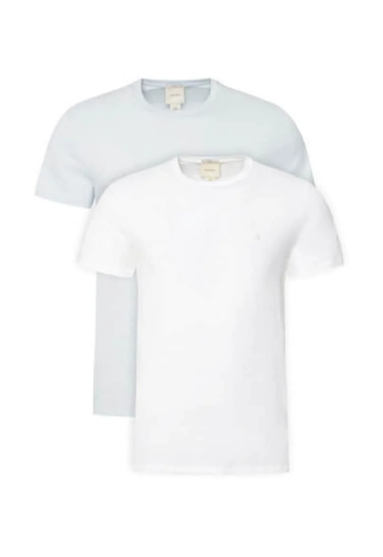 Set de tricouri slim fit cu decolteu rotund
