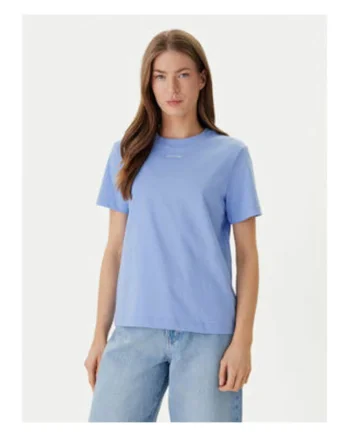 Tricou regular fit din bumbac cu logo discret