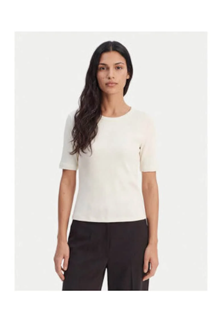 Tricou slim fit cu decolteu rotund