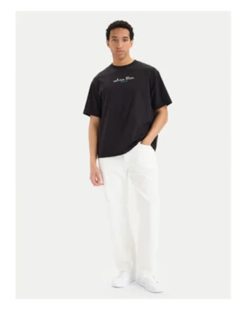 Tricou supradimensionat cu imprimeu logo pe partea din spate