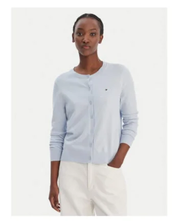 Cardigan tricotat fin cu nasturi,