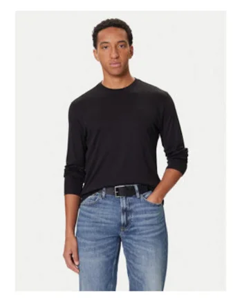 Bluza slim fit cu maneca lunga,