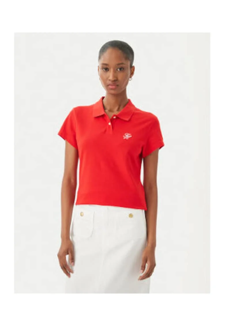 Tricou polo cu detaliu logo