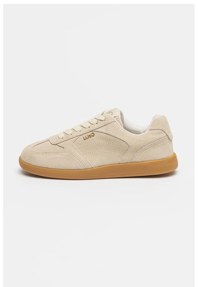 Pantofi sport de piele intoarsa Connor, Grej