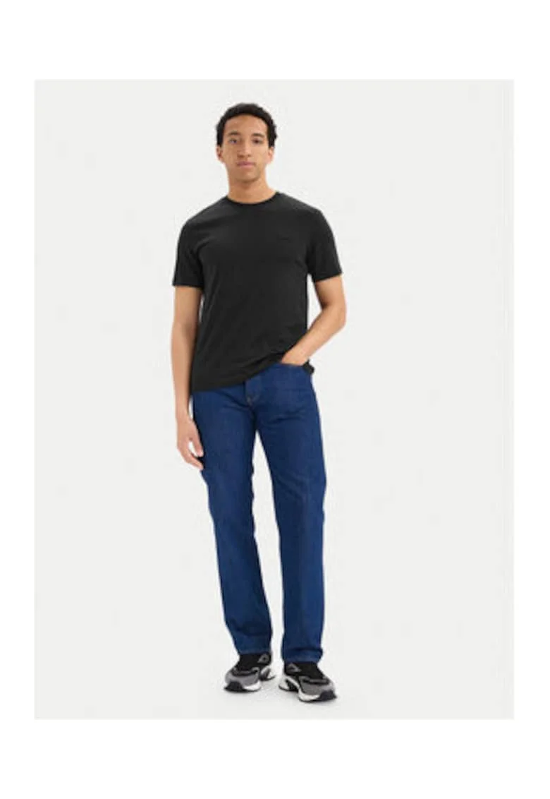 Tricou uni, slim fit din bumbac
