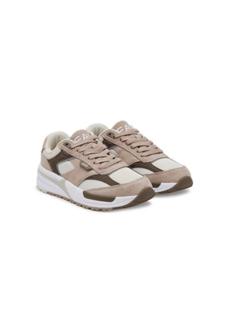 Pantofi sport unisex  Emporio Armani, X8X240 XK434, Textil, Maro