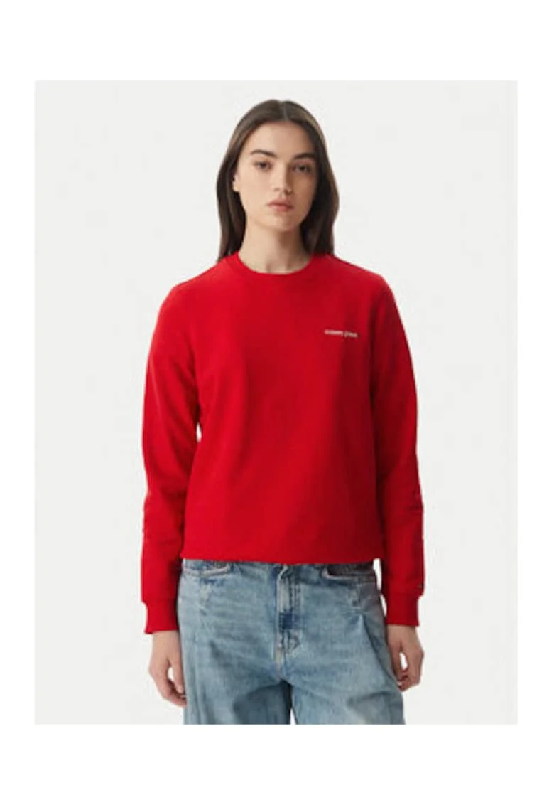 Bluza din bumbac regular fit cu logo discret