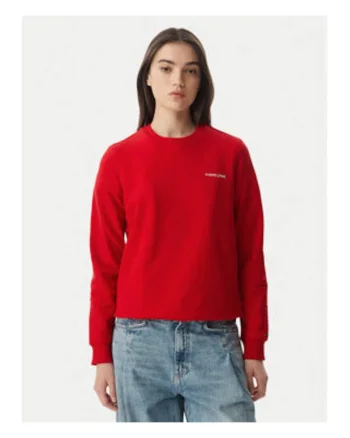 Bluza din bumbac regular fit cu logo discret
