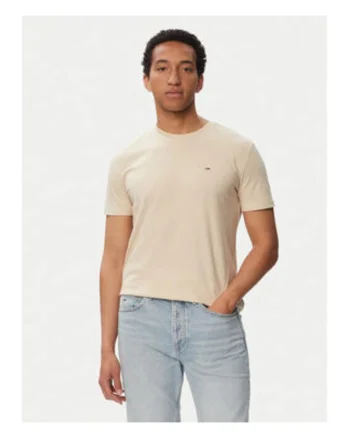 Tricou uni din amestec de bumbac organic si poliester